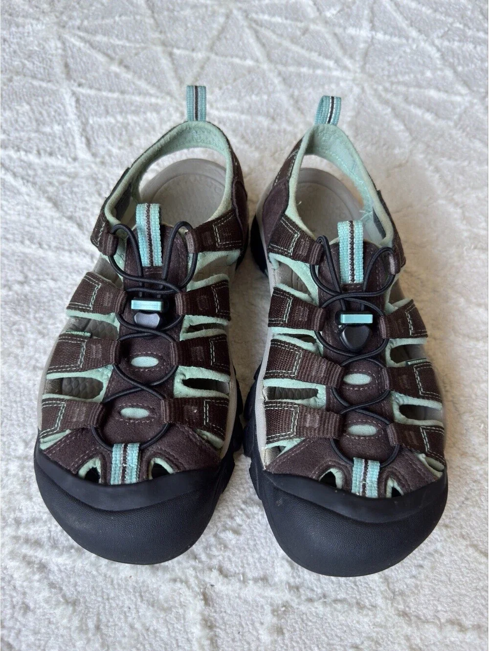 KEEN Newport H2 Women’s 10.5 Brown Waterproof Hiking Water Sandals Closed Toe